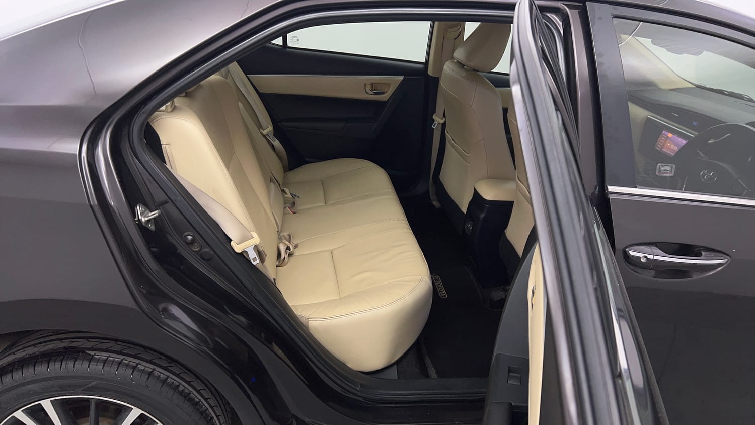 Used 2017 Toyota Corolla Altis VL CVT Petrol Petrol Automatic interior RIGHT SIDE REAR DOOR CABIN VIEW