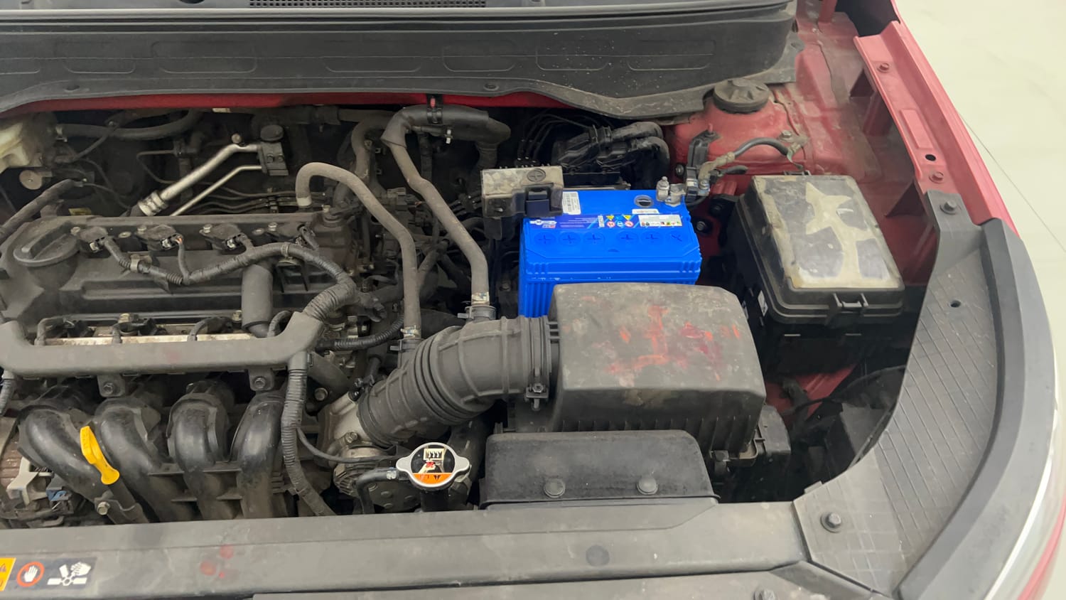 Used 2022 Hyundai Venue S Plus 1.2 Petrol Petrol Manual engine ENGINE LEFT SIDE VIEW