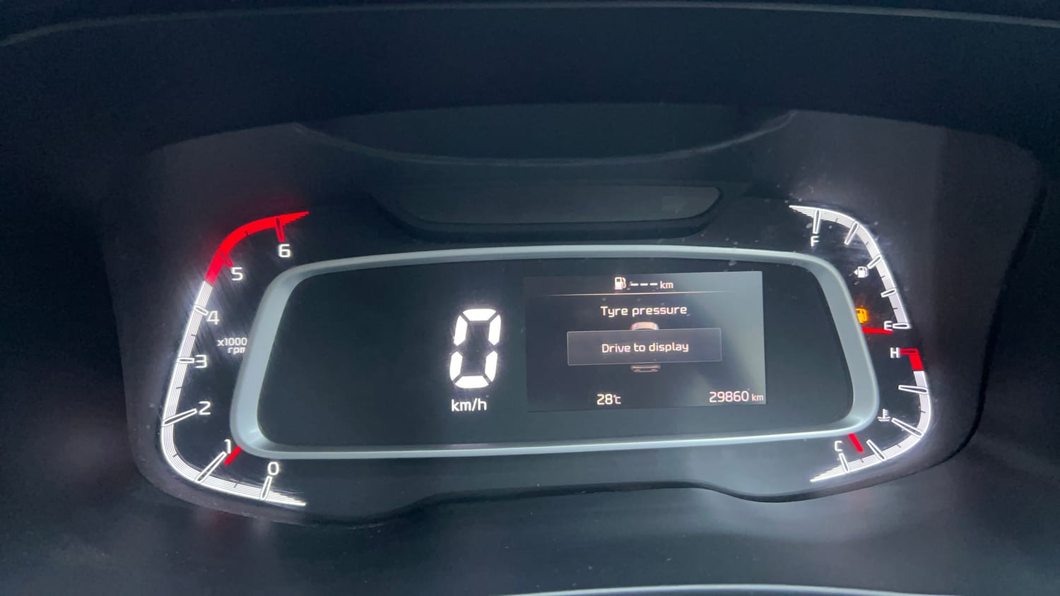 Used 2020 Kia Sonet GTX Plus 1.5 Diesel Manual interior CLUSTERMETER VIEW
