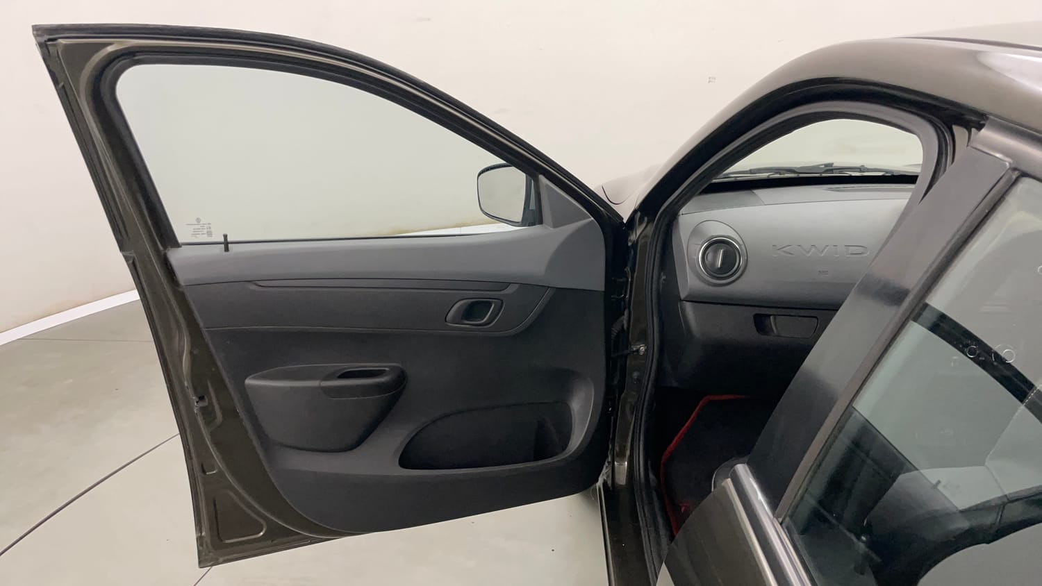Used 2021 Renault Kwid RXT 1.0 AMT (O) Petrol Automatic interior LEFT FRONT DOOR OPEN VIEW