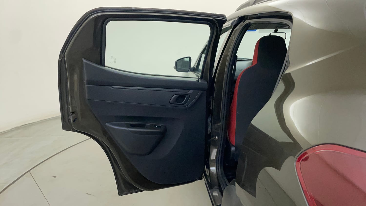 Used 2021 Renault Kwid RXT 1.0 AMT Opt Petrol Automatic interior LEFT REAR DOOR OPEN VIEW