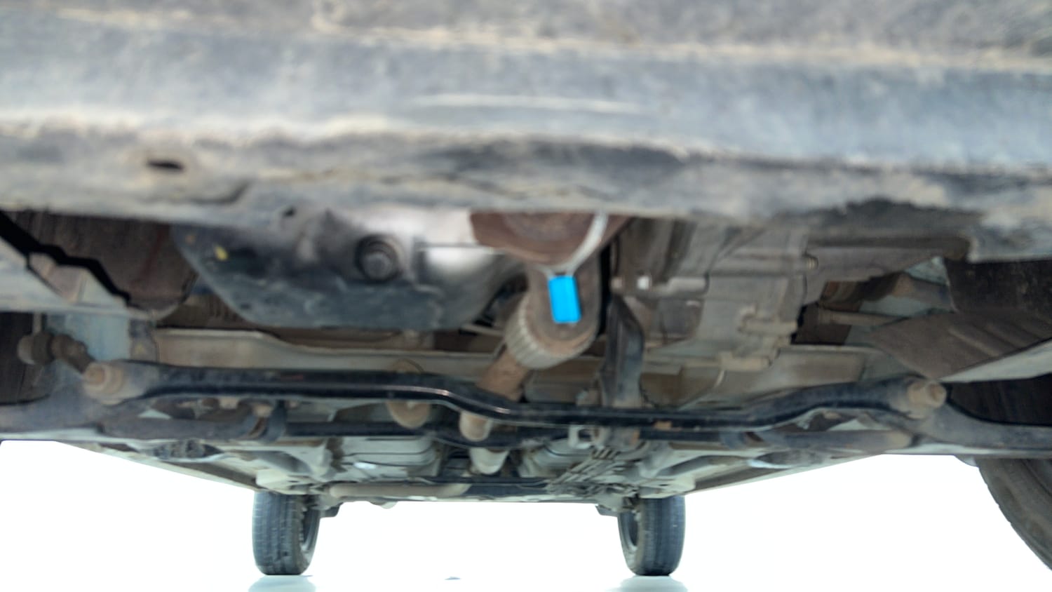 Used 2023 Tata Tiago XT CNG Cng Manual extra FRONT LEFT UNDERBODY VIEW