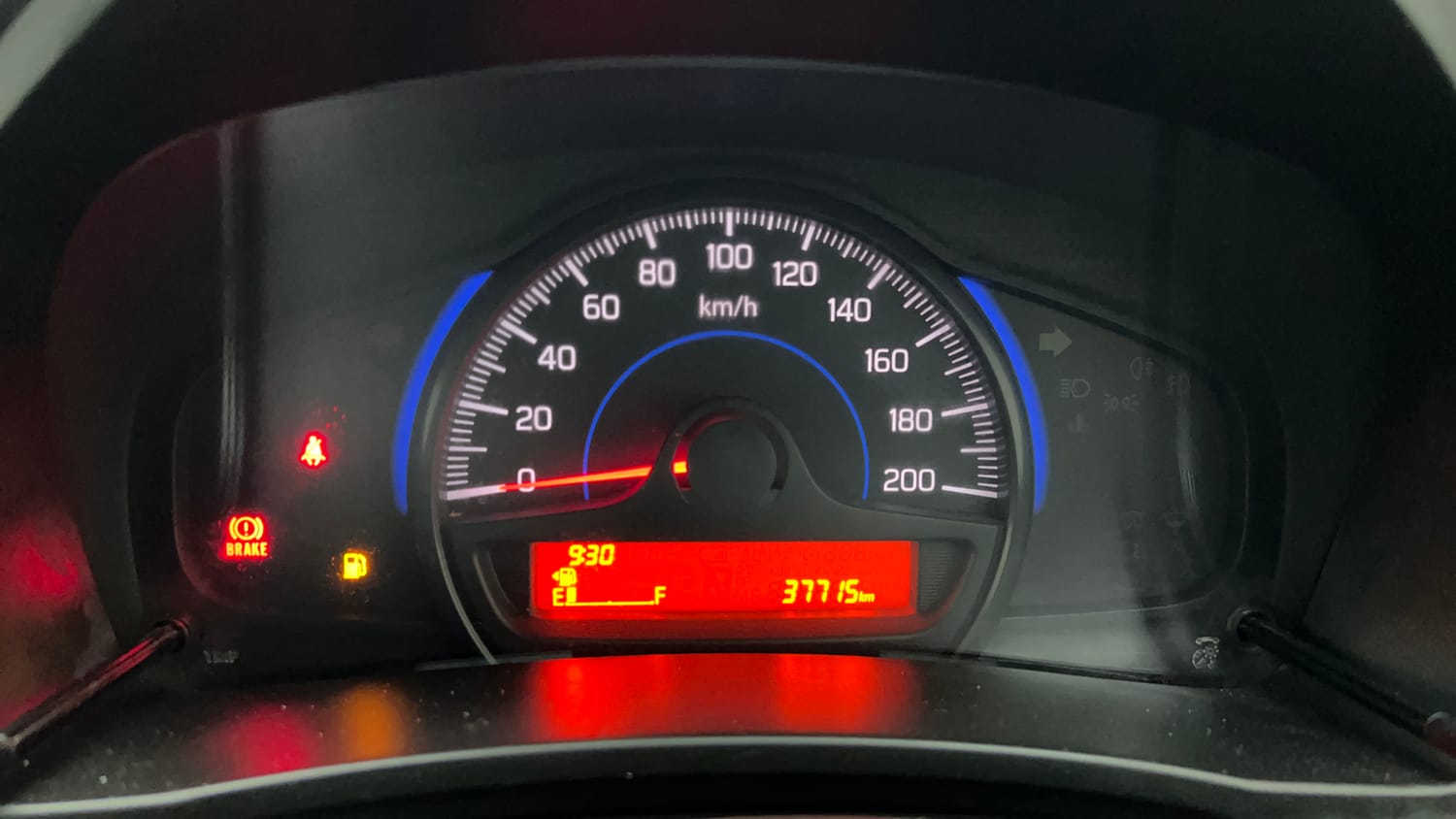 Used 2017 Maruti Suzuki Baleno Sigma 1.2 Petrol Manual interior CLUSTERMETER VIEW