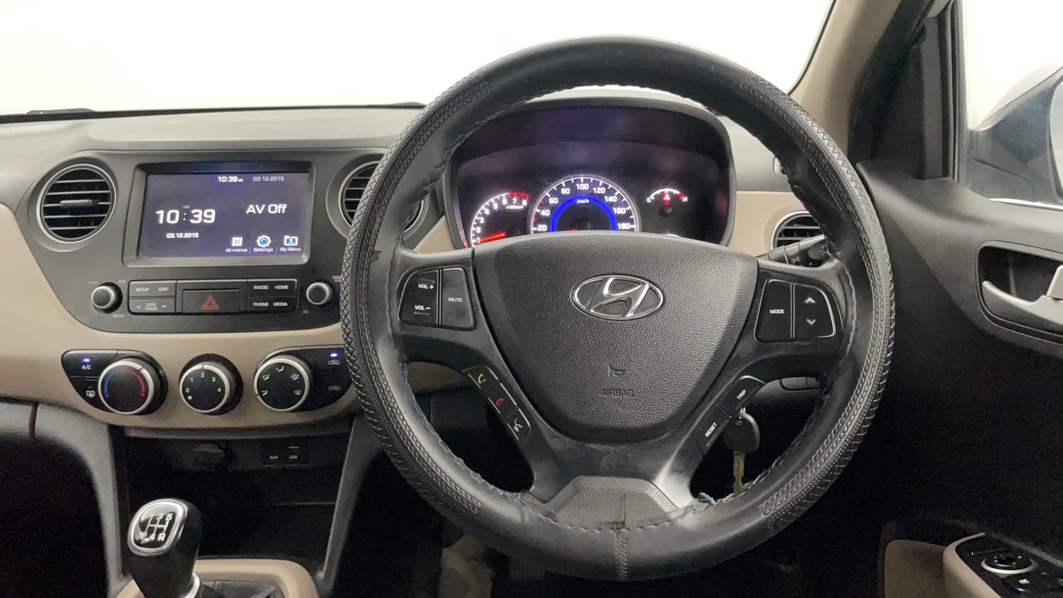 Used 2018 Hyundai Grand i10 Sportz 1.2 Kappa VTVT Petrol Manual interior STEERING VIEW