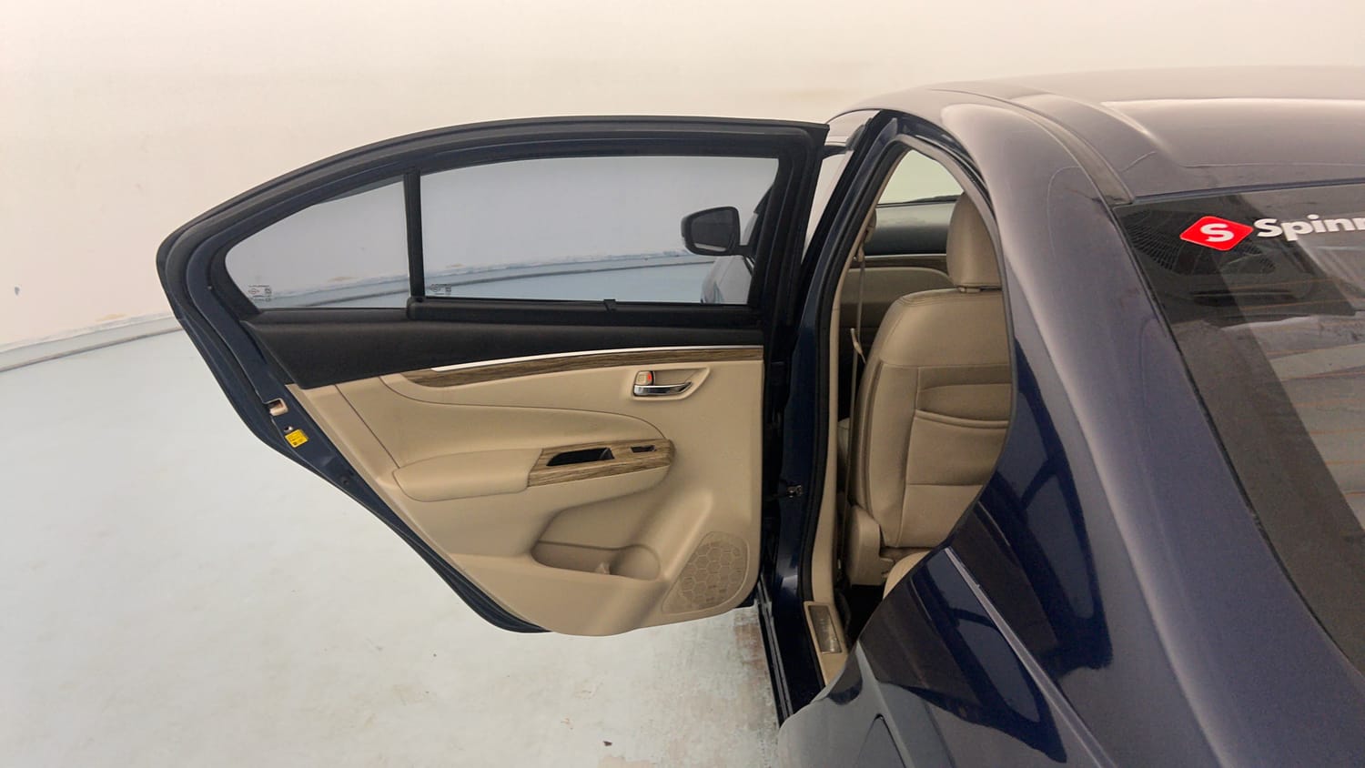 Used 2022 Maruti Suzuki Ciaz Alpha 1.5 Petrol Manual interior LEFT REAR DOOR OPEN VIEW