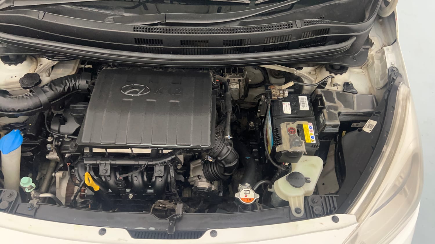 Used 2019 Hyundai Grand i10 Magna 1.2 Kappa VTVT Petrol Manual engine ENGINE LEFT SIDE VIEW