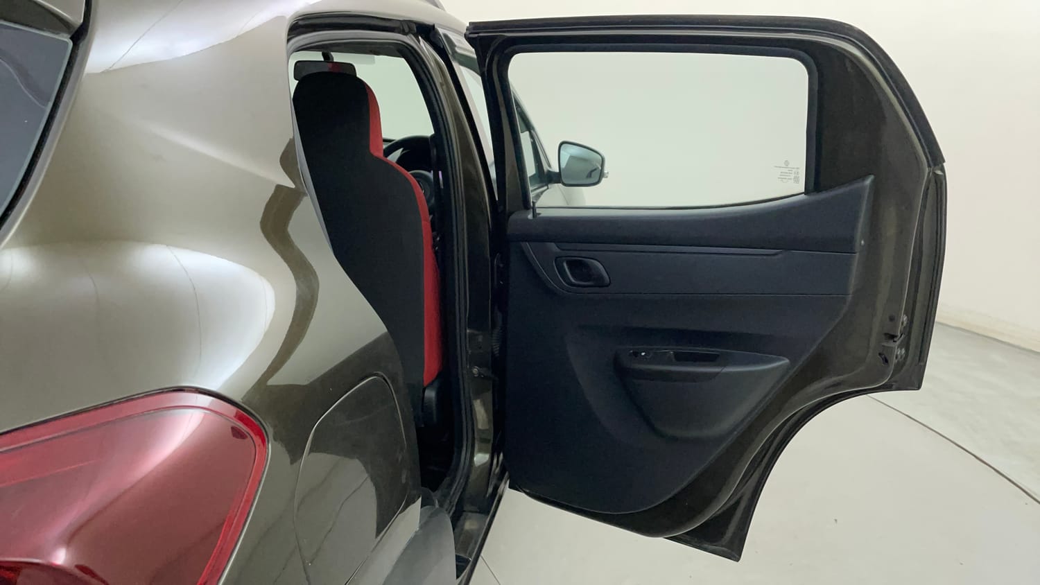 Used 2021 Renault Kwid RXT 1.0 AMT Opt Petrol Automatic interior RIGHT REAR DOOR OPEN VIEW