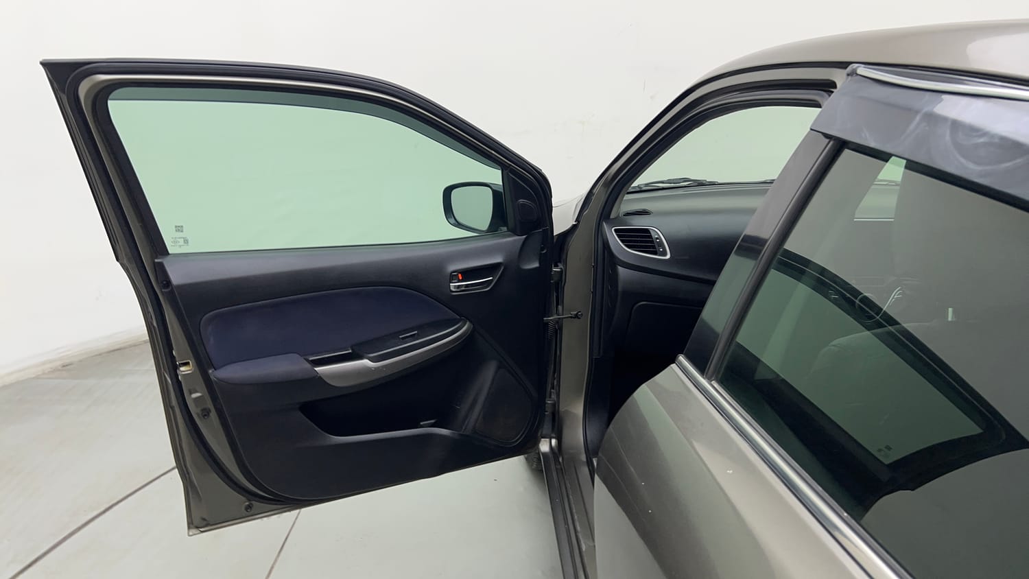 Used 2019 Toyota Glanza V Petrol Manual interior LEFT FRONT DOOR OPEN VIEW