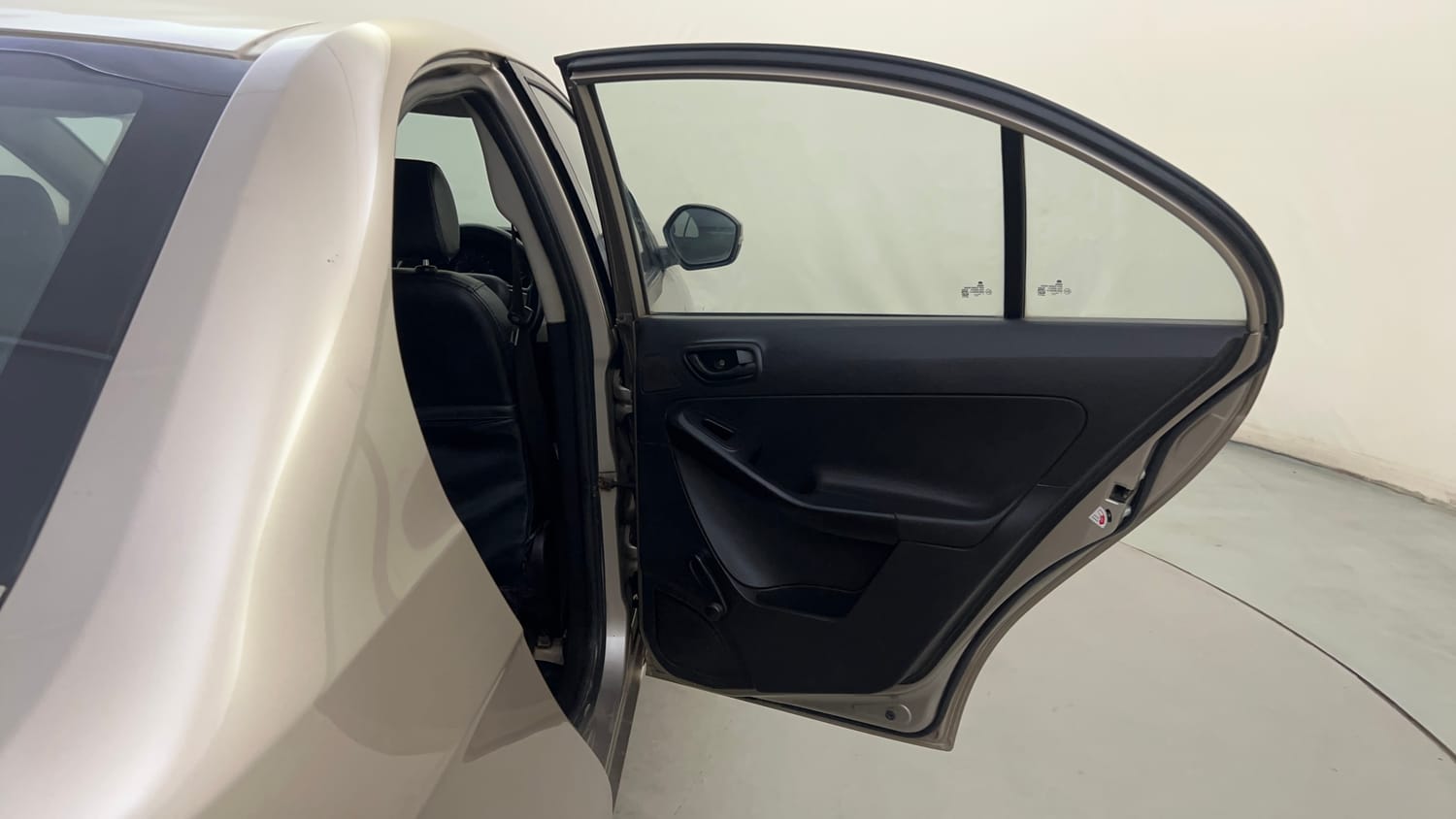 Used 2015 Tata Zest XE Petrol Petrol Manual interior RIGHT REAR DOOR OPEN VIEW