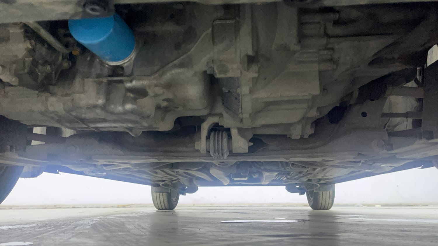 Used 2023 Honda Amaze VX MT 1.2 Petrol Petrol Manual extra FRONT LEFT UNDERBODY VIEW