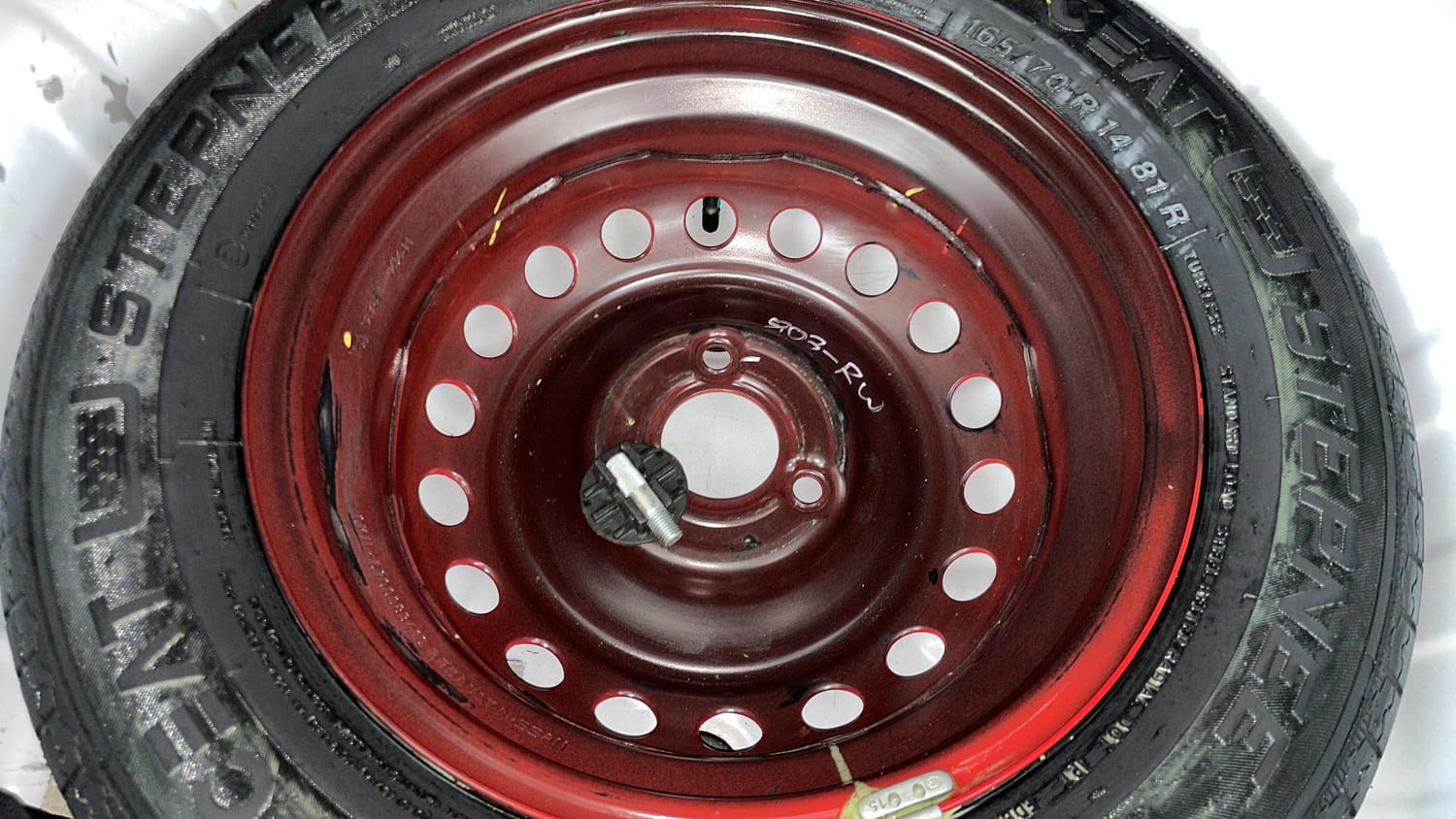 Used 2023 Renault Kwid CLIMBER AMT Petrol Automatic tyres SPARE TYRE VIEW