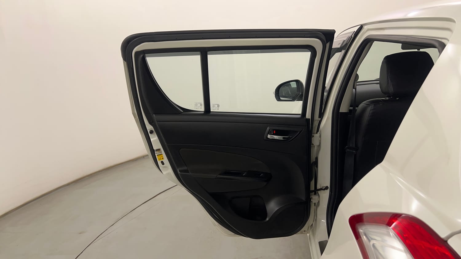Used 2015 Maruti Suzuki Swift VXi Petrol Manual interior LEFT REAR DOOR OPEN VIEW