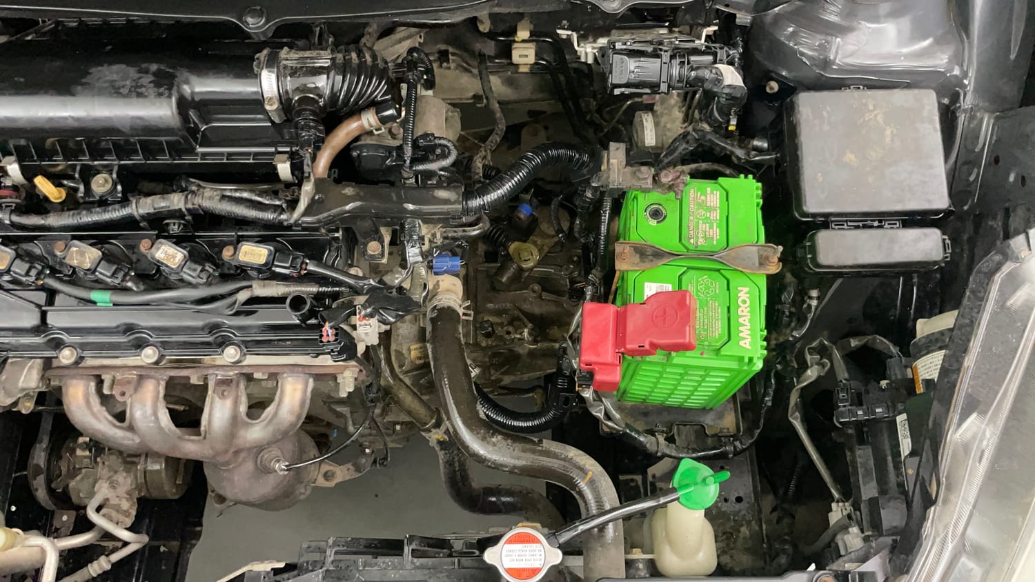 Used 2017 Maruti Suzuki Baleno Alpha 1.2 Petrol Manual engine ENGINE LEFT SIDE VIEW
