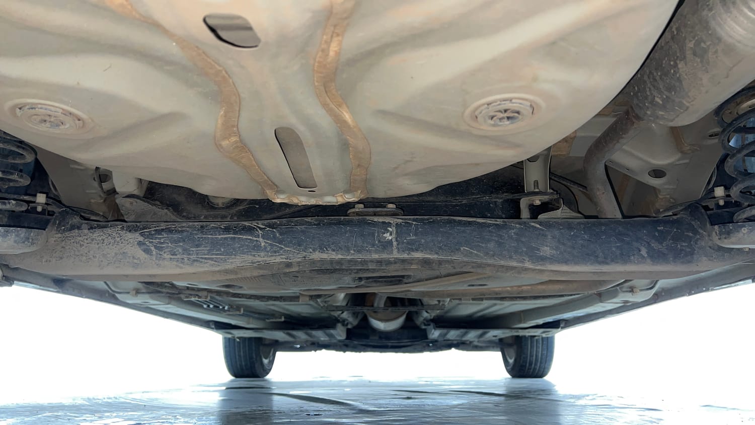 Used 2025 Maruti Suzuki Baleno Zeta MT Petrol Manual extra REAR UNDERBODY VIEW (TAKEN FROM REAR)
