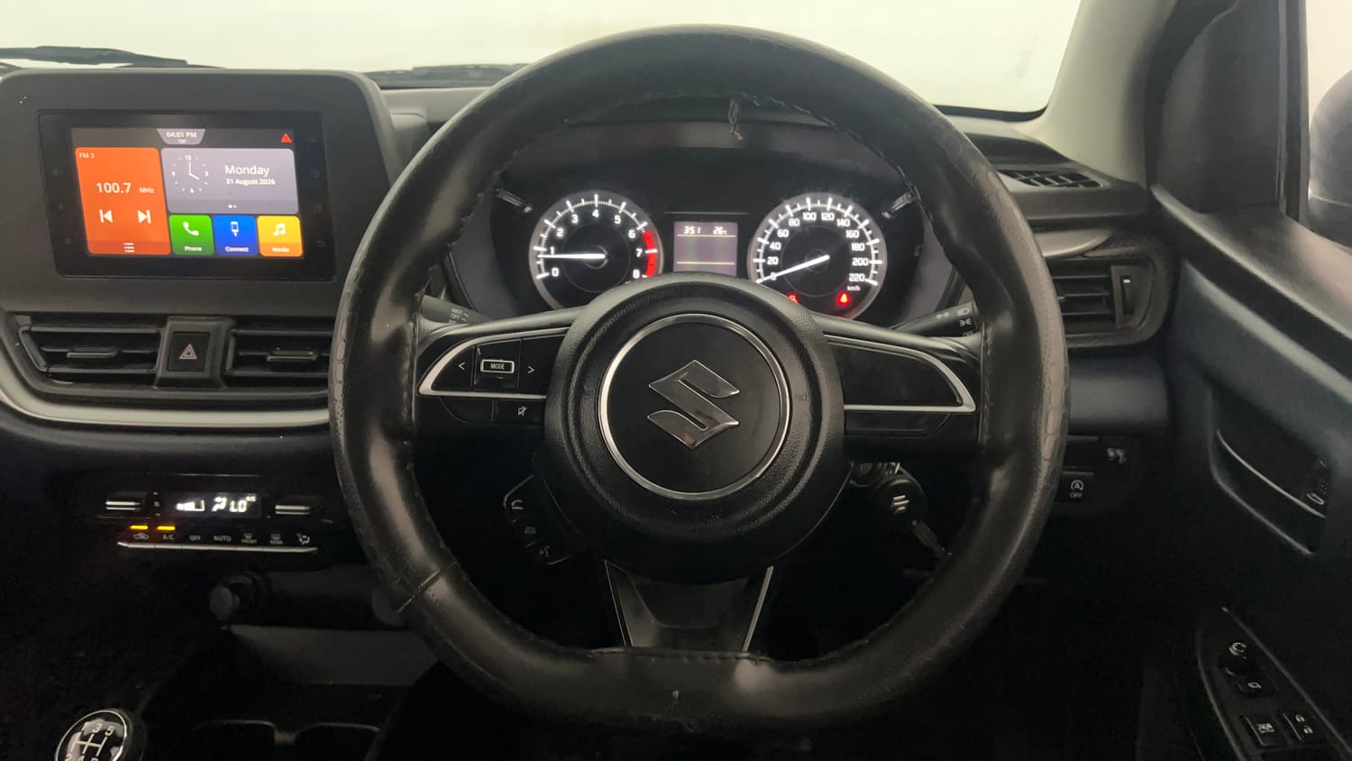 Used 2022 Maruti Suzuki Baleno Delta MT Petrol Manual interior STEERING VIEW