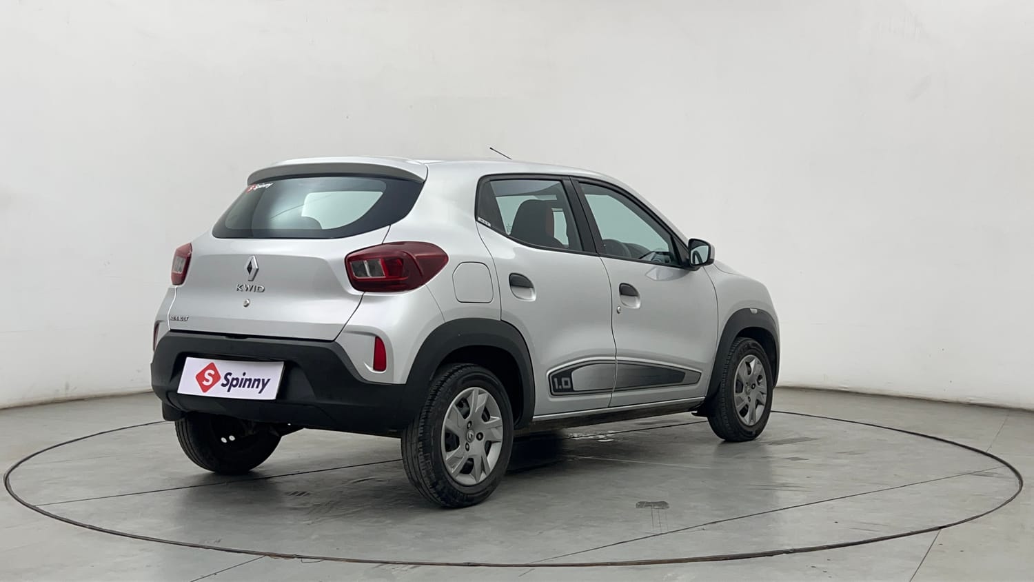 Used 2021 Renault Kwid RXT 1.0 AMT Opt Petrol Automatic exterior RIGHT REAR CORNER VIEW