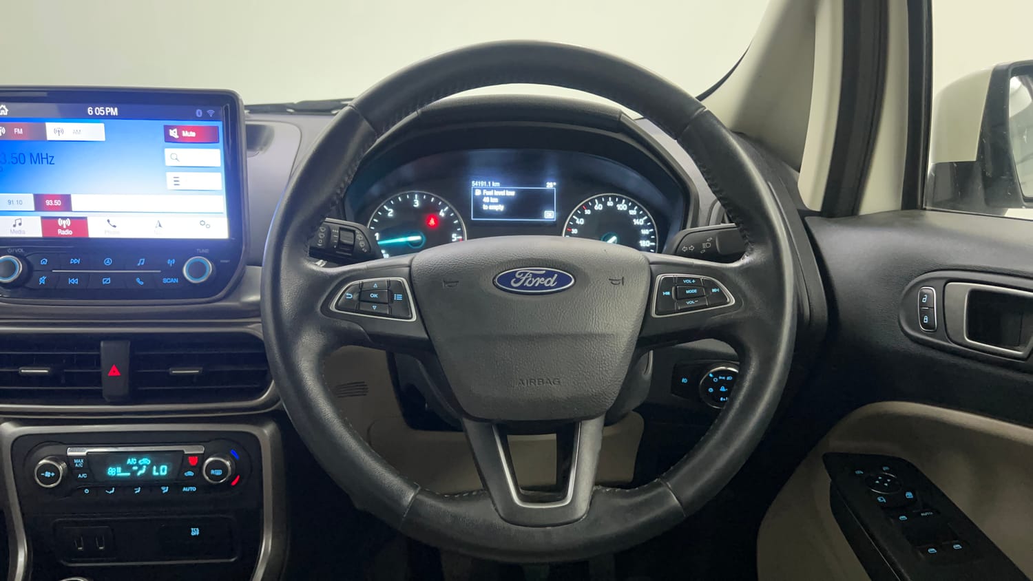 Used 2021 Ford EcoSport Titanium 1.5L TDCi Diesel Manual interior STEERING VIEW