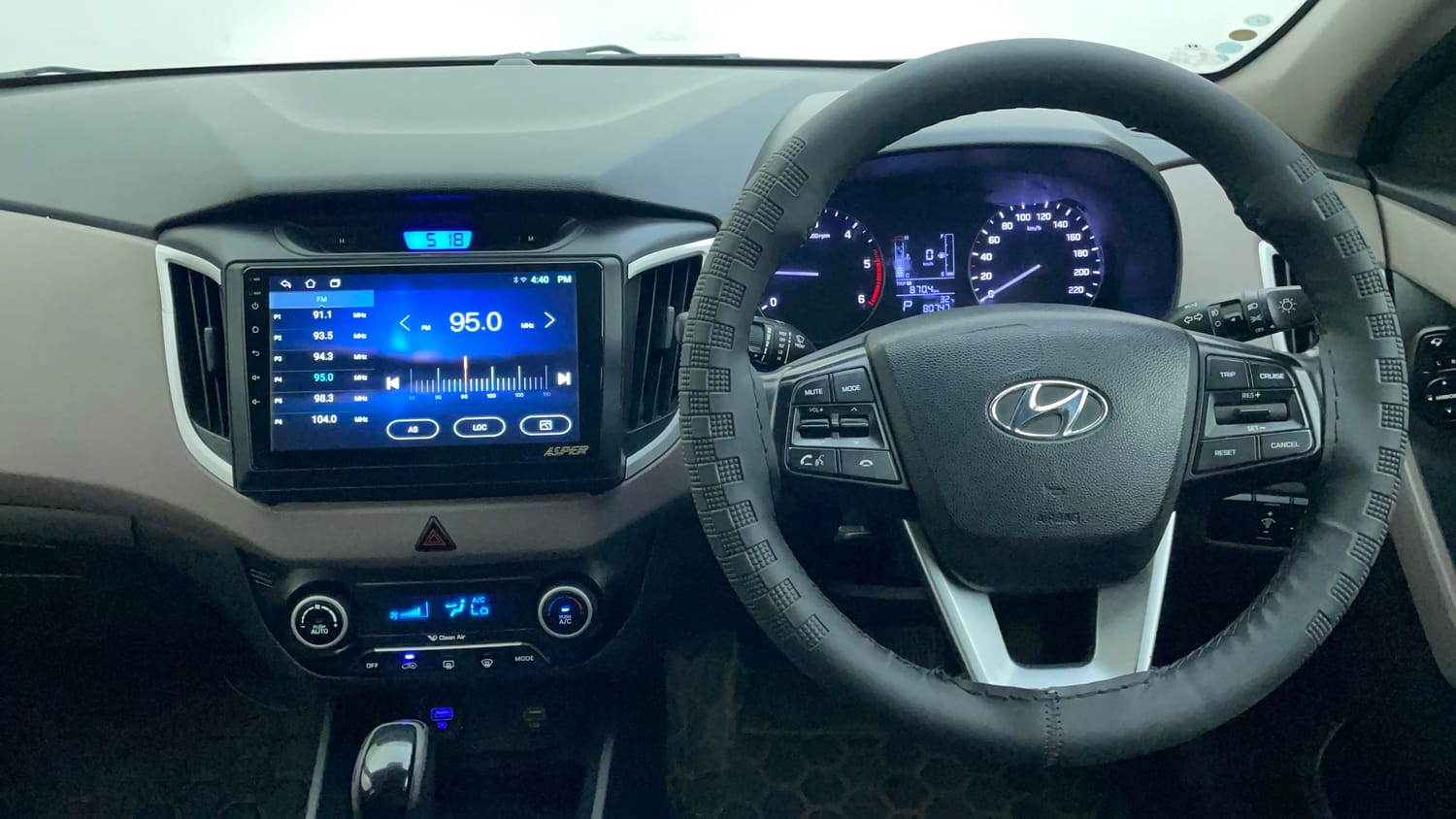 Used 2018 Hyundai Creta SX 1.6 AT CRDi Diesel Automatic interior STEERING VIEW