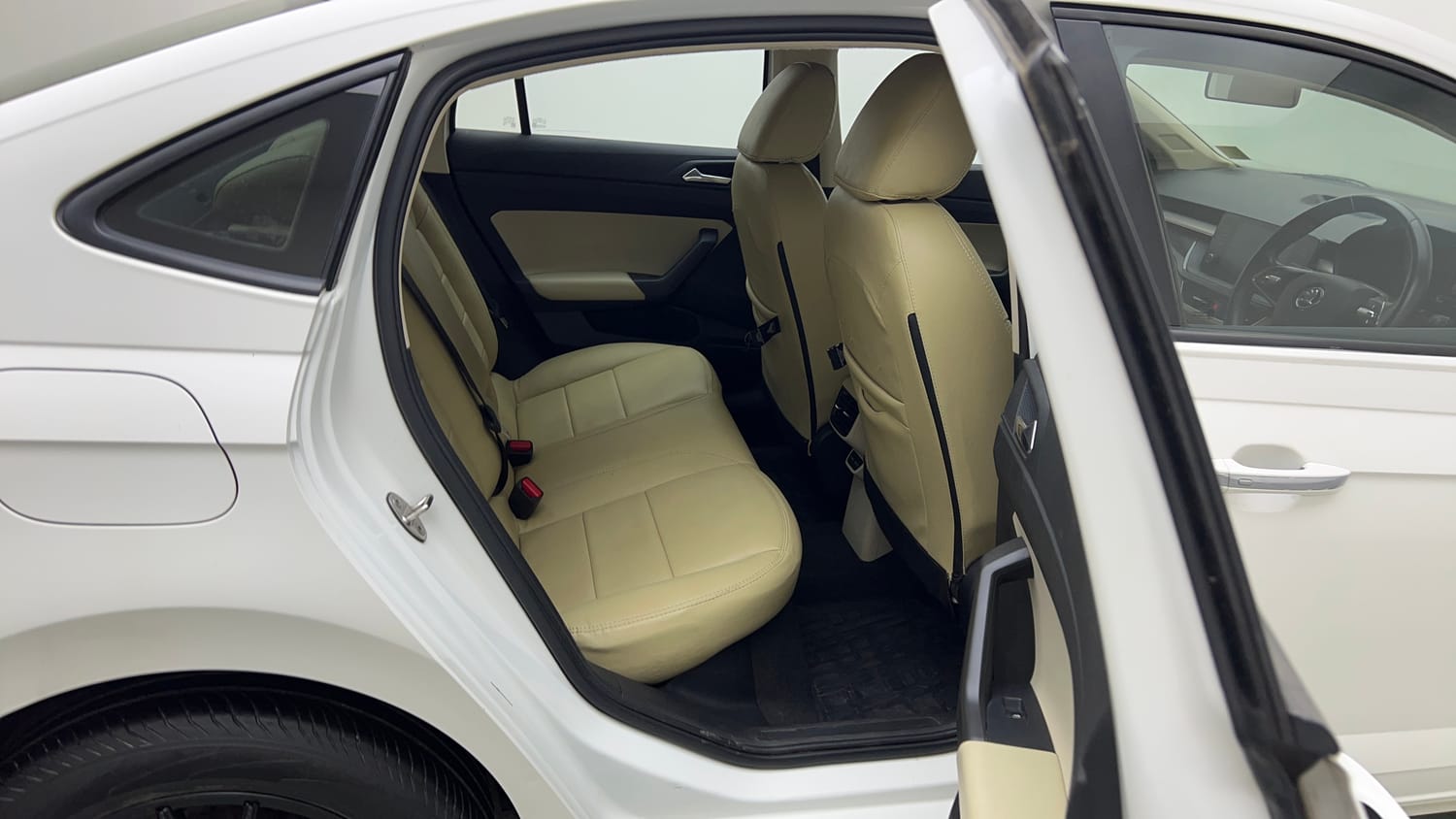 Used 2022 Skoda Slavia Ambition 1.0L TSI AT Petrol Automatic interior RIGHT SIDE REAR DOOR CABIN VIEW