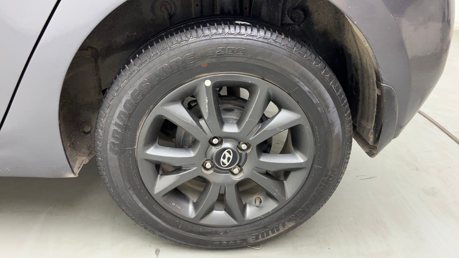 Used 2020 Hyundai Elite i20 Sportz Plus 1.2 Petrol Manual tyres LEFT REAR TYRE RIM VIEW