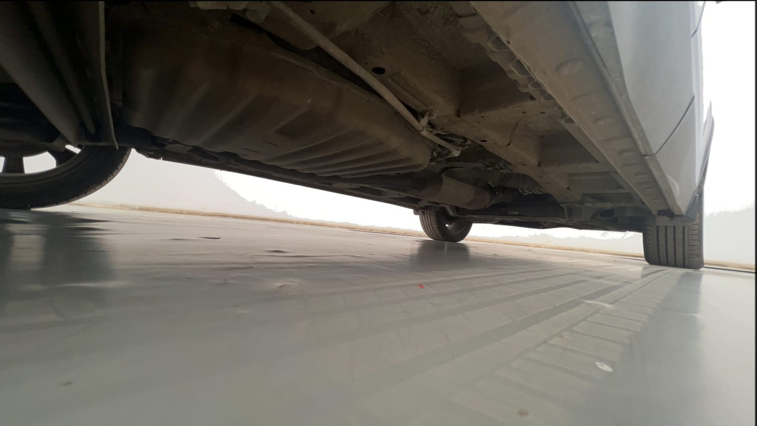Used 2023 MG Motors Hector Smart Pro 1.5 Turbo MT Petrol Manual extra REAR RIGHT UNDERBODY VIEW
