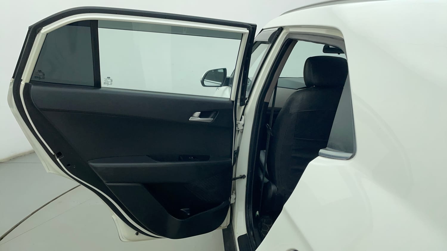 Used 2018 Hyundai Creta SX 1.6 AT CRDi Diesel Automatic interior LEFT REAR DOOR OPEN VIEW