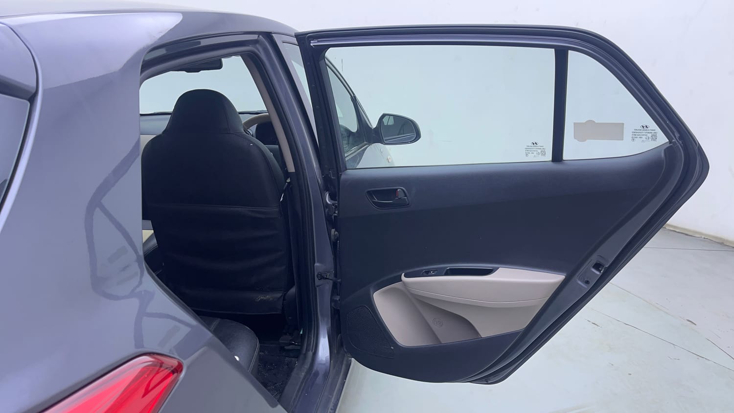 Used 2018 Hyundai Grand i10 Magna AT 1.2 Kappa VTVT Petrol Automatic interior RIGHT REAR DOOR OPEN VIEW
