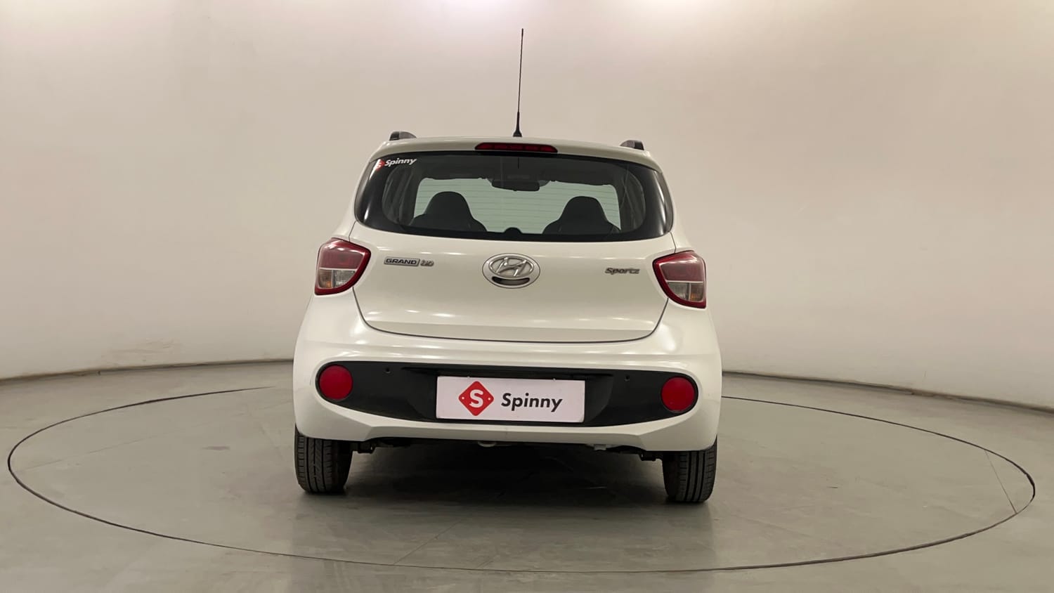 Used 2018 Hyundai Grand i10 Sportz AT 1.2 Kappa VTVT Petrol Automatic exterior BACK VIEW