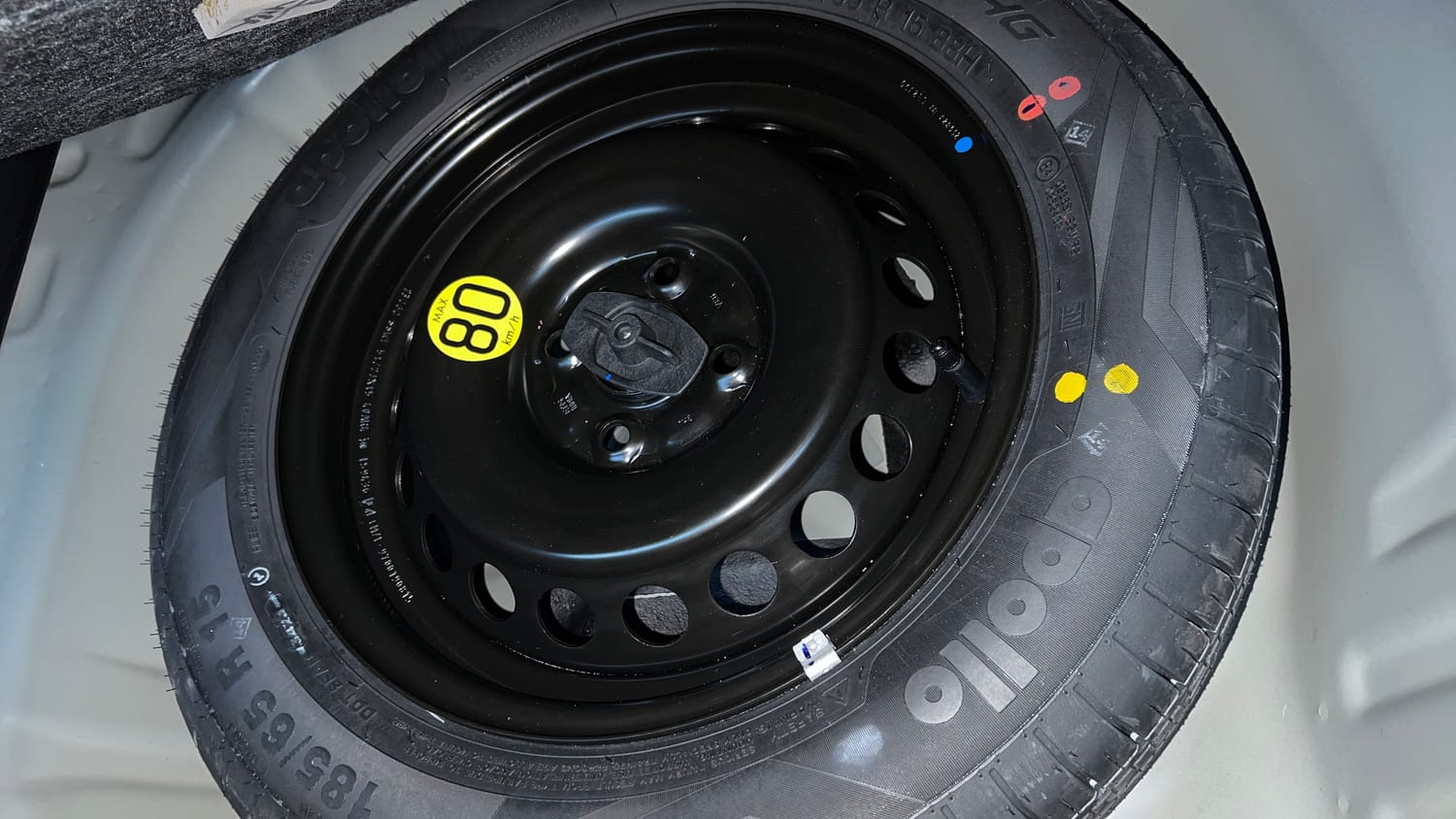 Used 2023 Maruti Suzuki Baleno Zeta MT Petrol Manual tyres SPARE TYRE VIEW