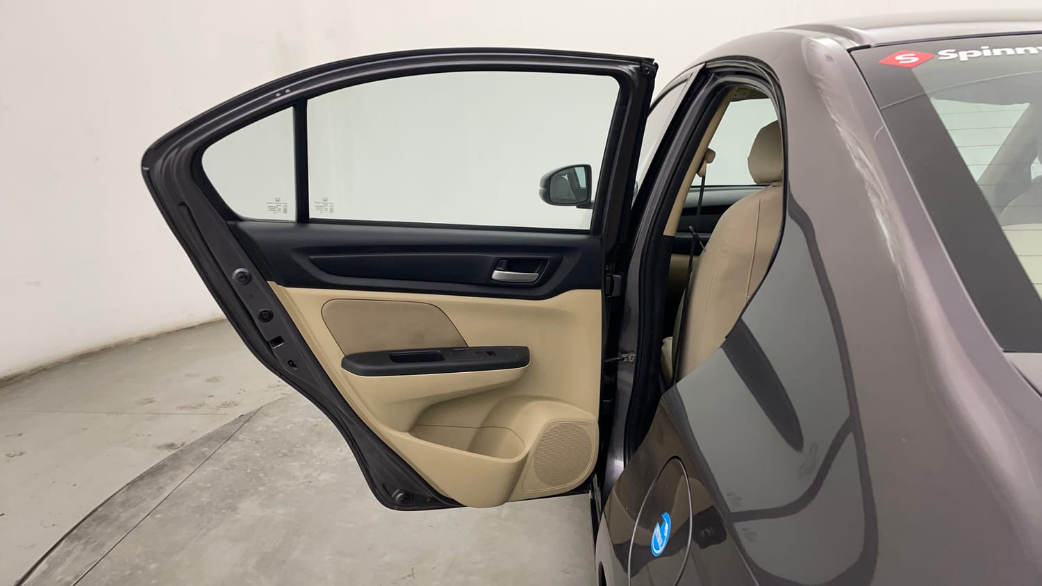 Used 2021 Honda Amaze 1.2 VX CVT Petrol Petrol Automatic interior LEFT REAR DOOR OPEN VIEW