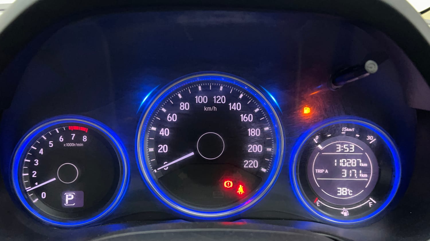 Used 2016 Honda City VX CVT Petrol Automatic interior CLUSTERMETER VIEW