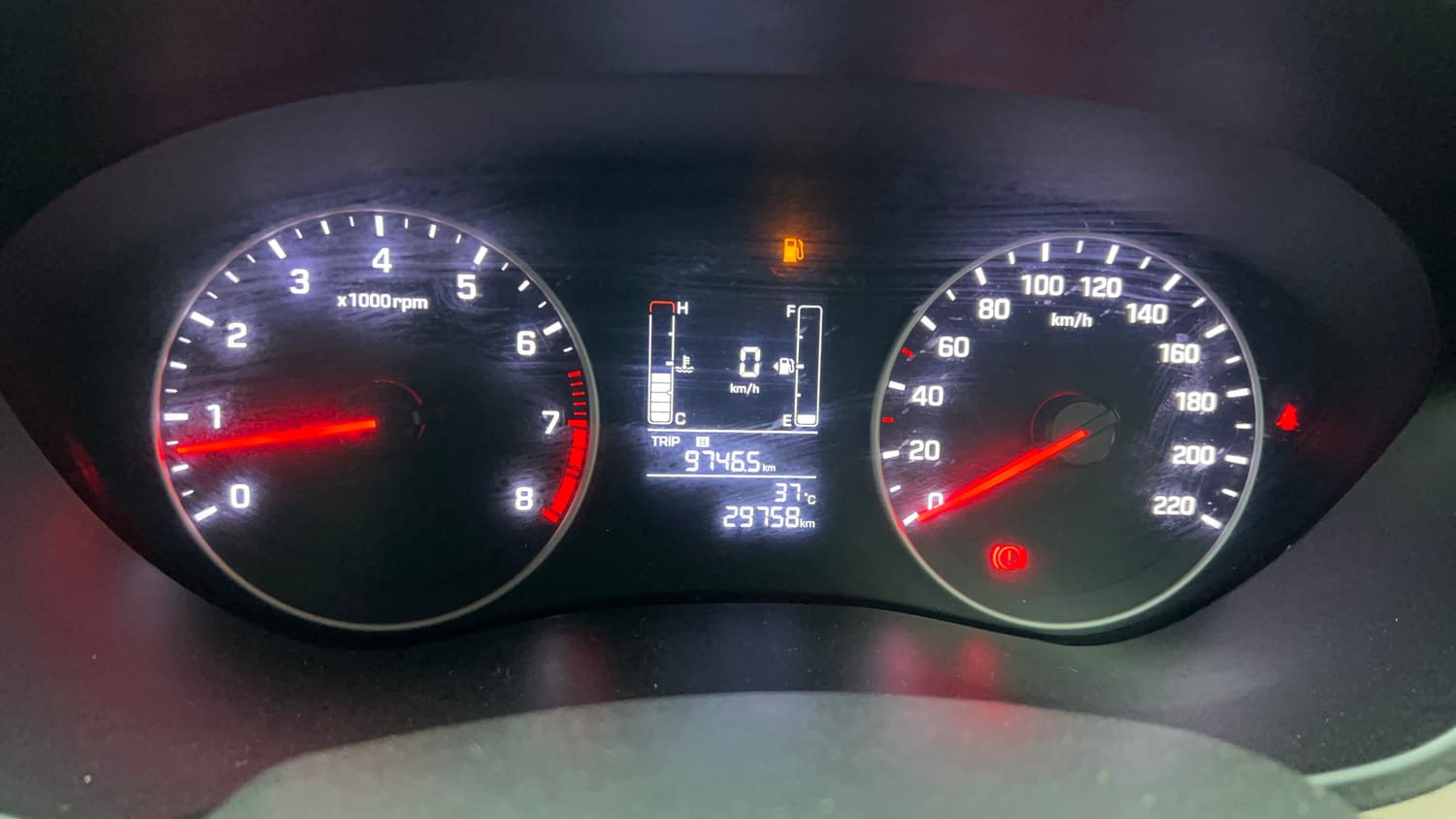 Used 2020 Hyundai Elite i20 Sportz Plus 1.2 Petrol Manual interior CLUSTERMETER VIEW