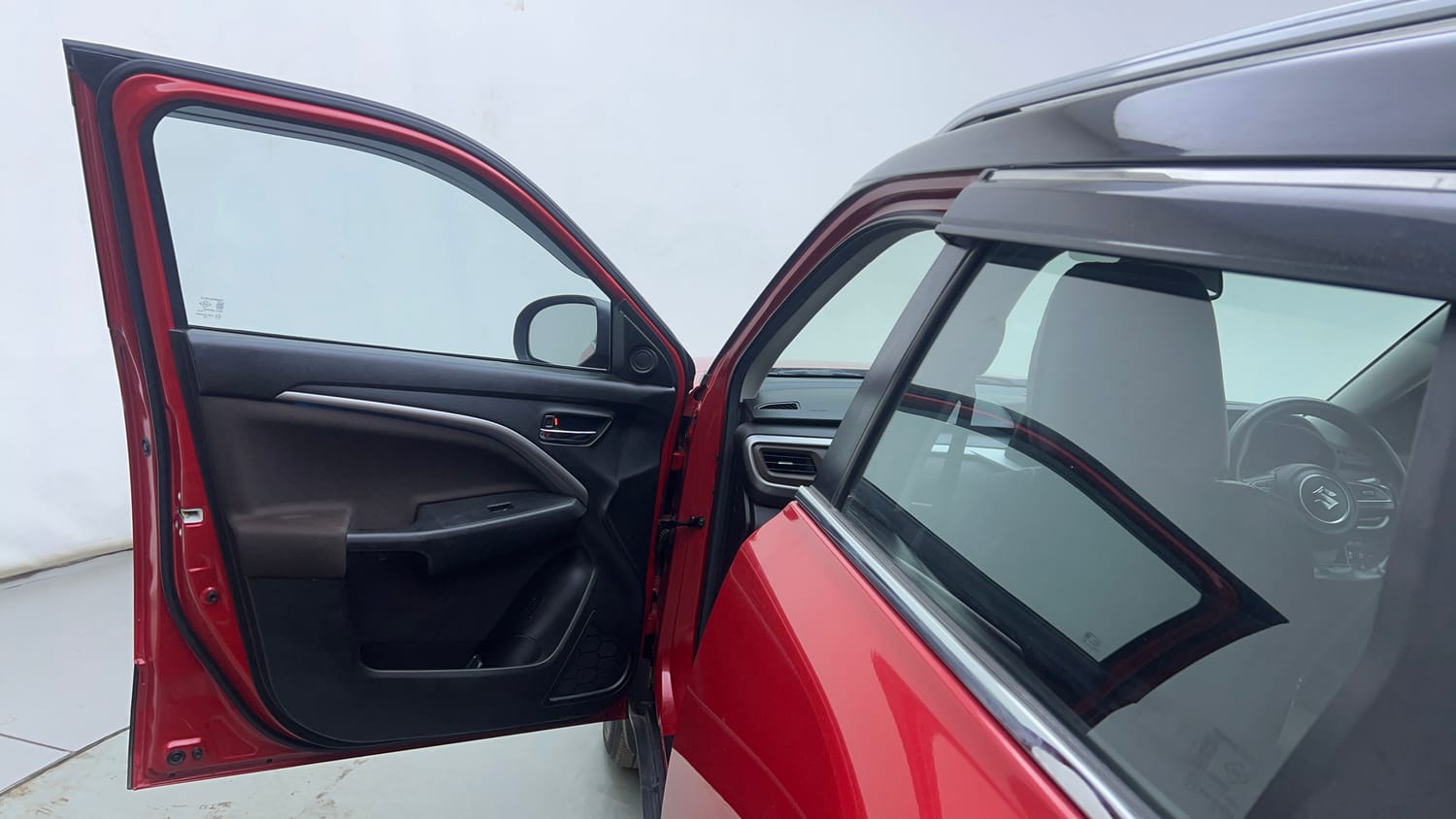 Used 2024 Maruti Suzuki Brezza Zxi Plus Dual Tone Petrol Manual interior LEFT FRONT DOOR OPEN VIEW