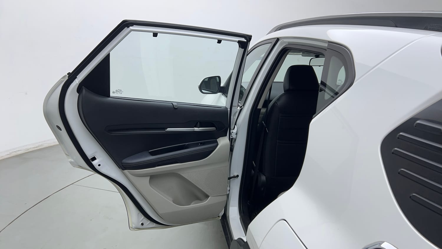 Used 2023 Kia Sonet HTX 1.0 Turbo Petrol DCT Petrol Automatic interior LEFT REAR DOOR OPEN VIEW