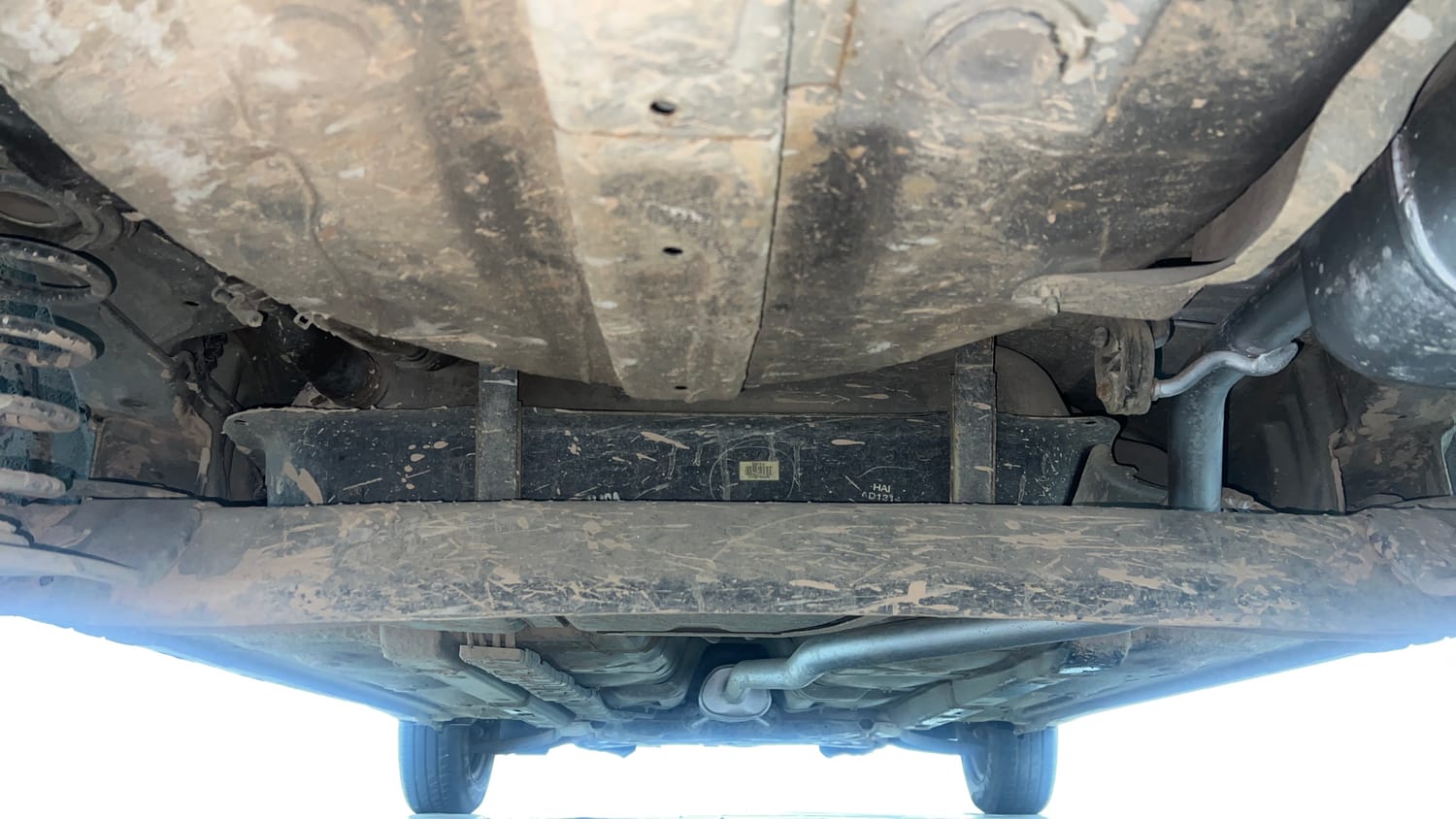 Used 2018 Hyundai Grand i10 Magna AT 1.2 Kappa VTVT Petrol Automatic extra REAR UNDERBODY VIEW (TAKEN FROM REAR)