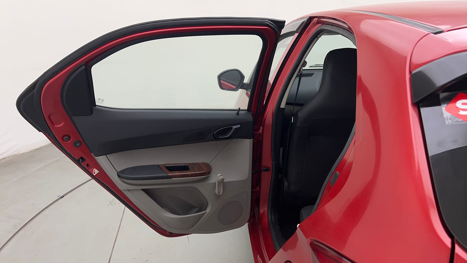 Used 2019 Tata Tiago Revotron XE Petrol Manual interior LEFT REAR DOOR OPEN VIEW