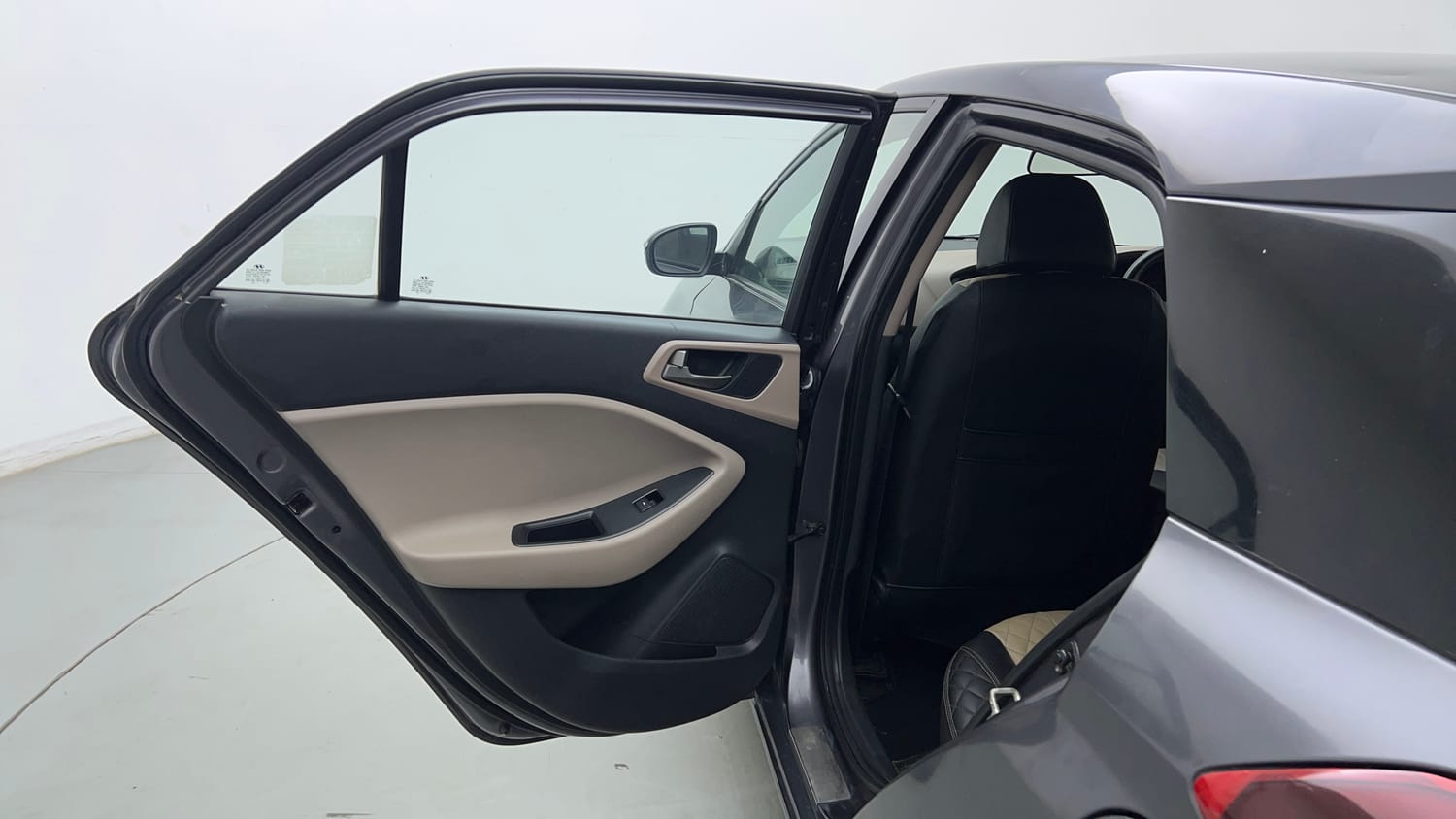 Used 2017 Hyundai Elite i20 Asta 1.2 Petrol Manual interior LEFT REAR DOOR OPEN VIEW