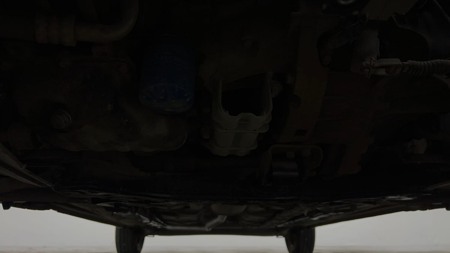 Used 2019 Hyundai Grand i10 Magna 1.2 Kappa VTVT Petrol Manual extra FRONT LEFT UNDERBODY VIEW
