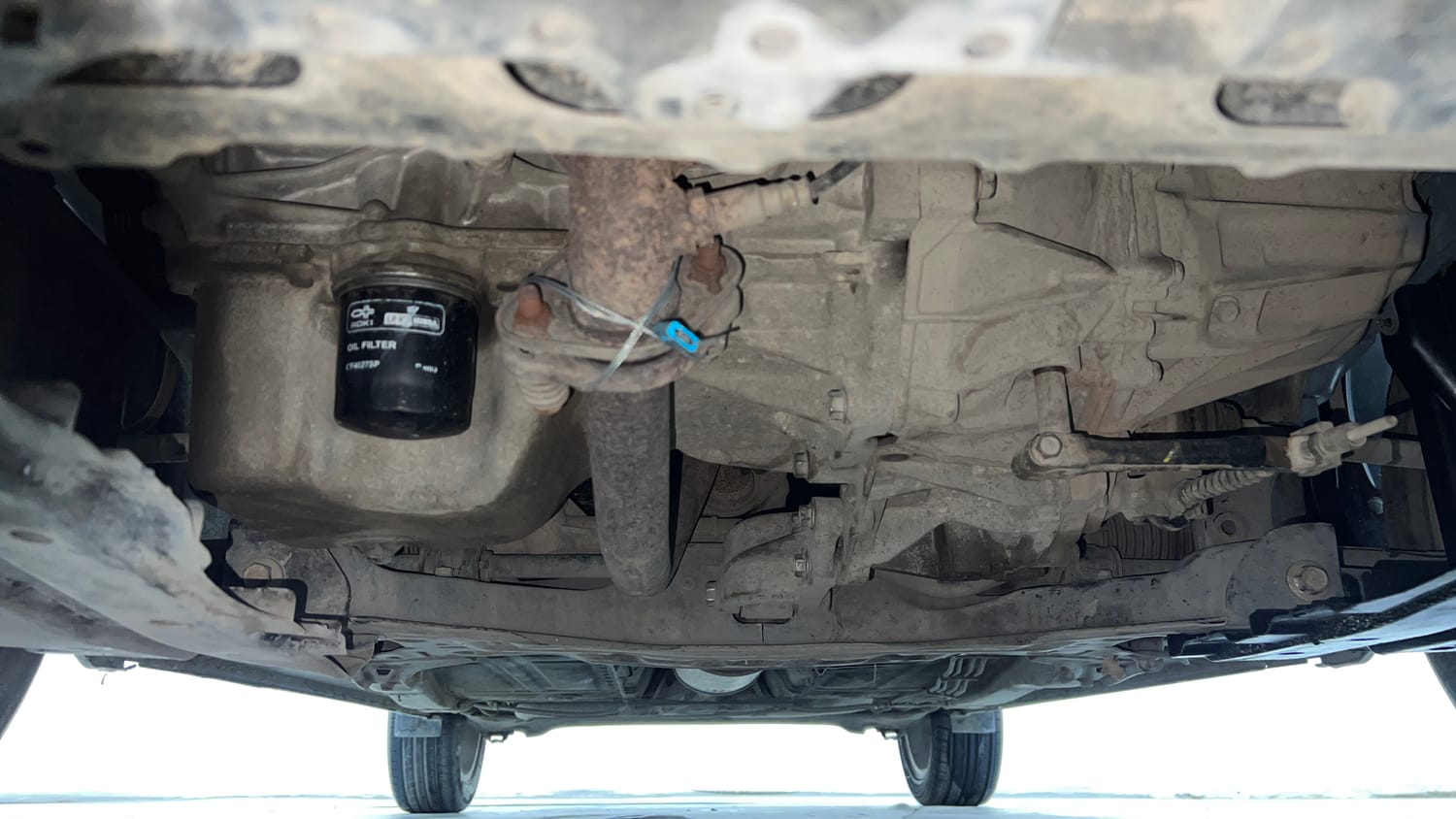Used 2018 Maruti Suzuki Baleno Zeta 1.2 Petrol Manual extra FRONT LEFT UNDERBODY VIEW