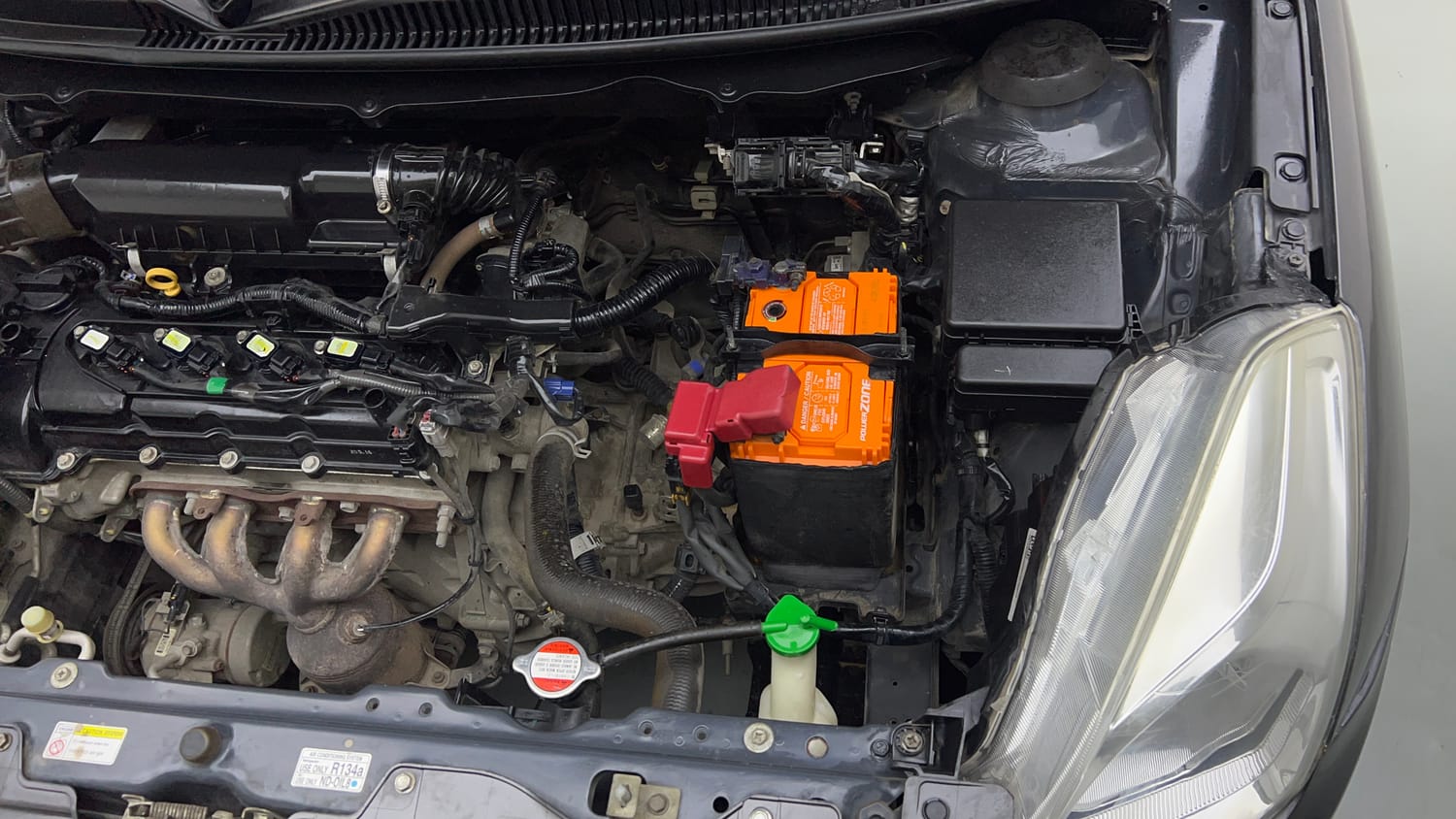 Used 2018 Maruti Suzuki Baleno Zeta 1.2 Petrol Manual engine ENGINE LEFT SIDE VIEW
