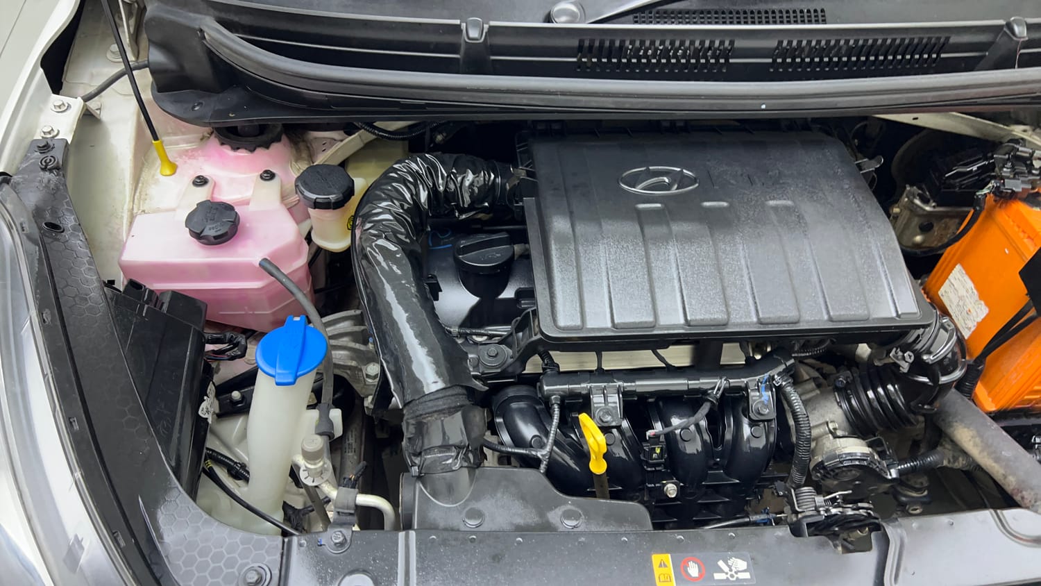 Used 2022 Hyundai Aura S 1.2 Petrol Petrol Manual engine ENGINE RIGHT SIDE VIEW