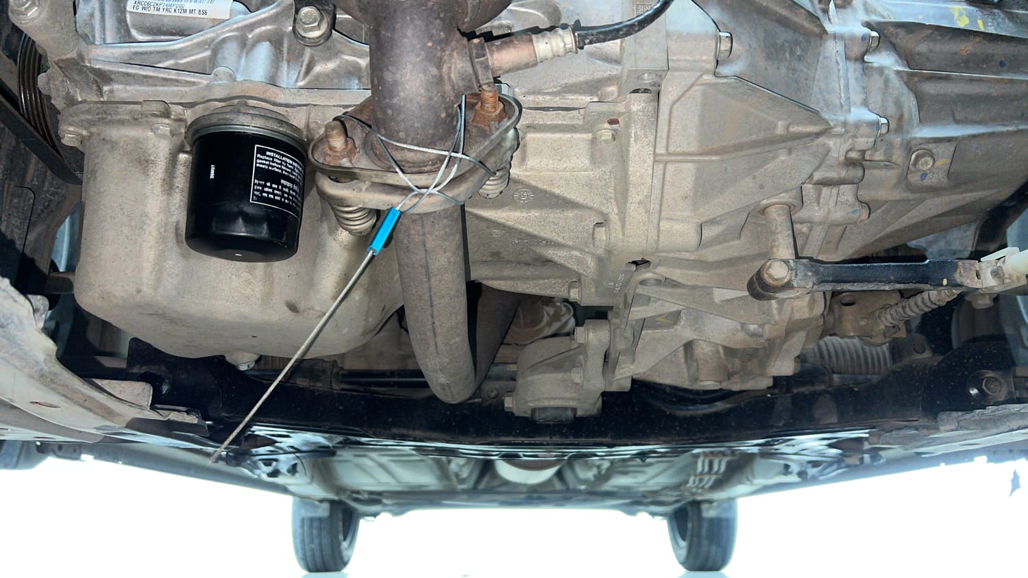 Used 2021 Maruti Suzuki Baleno Delta Petrol Manual extra FRONT LEFT UNDERBODY VIEW