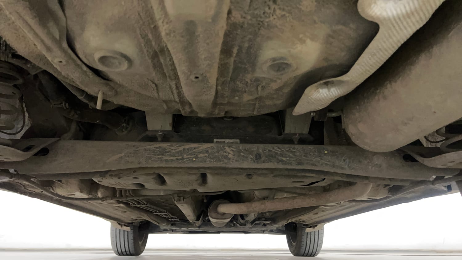 Used 2023 Kia Sonet HTX 1.0 DCT Petrol Automatic extra REAR UNDERBODY VIEW (TAKEN FROM REAR)