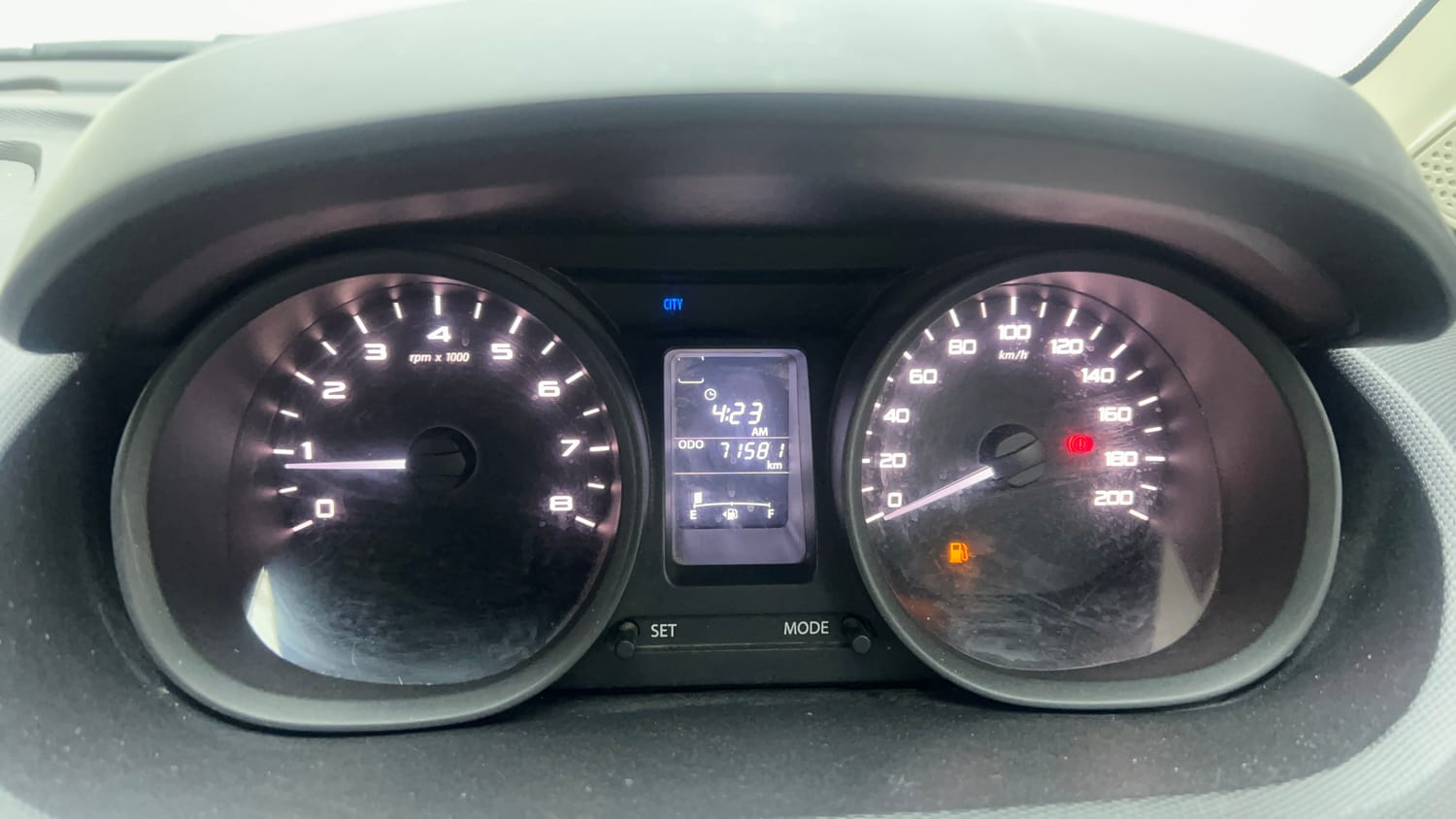 Used 2017 Tata Tiago Revotron XM Petrol Manual interior CLUSTERMETER VIEW