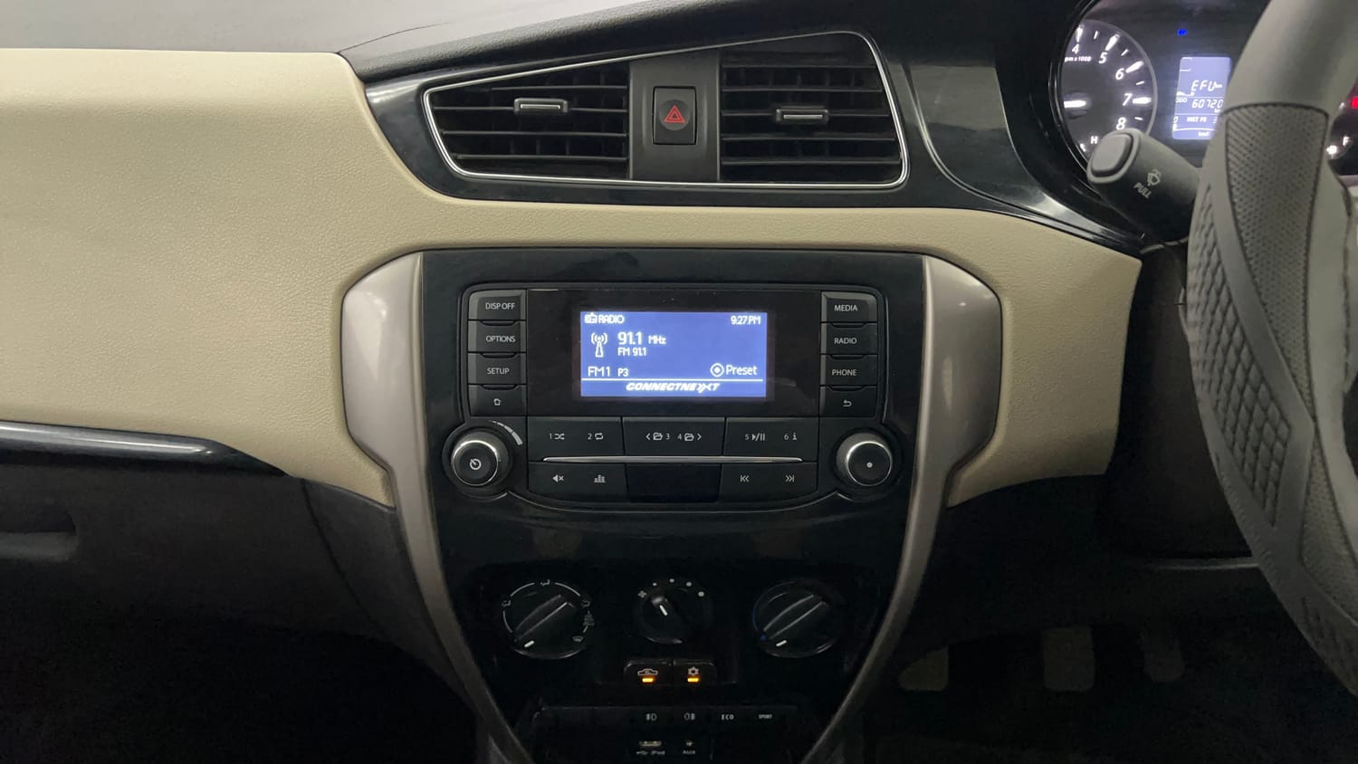 Used 2015 Tata Zest XMS Petrol Petrol Manual interior MUSIC SYSTEM & AC CONTROL VIEW