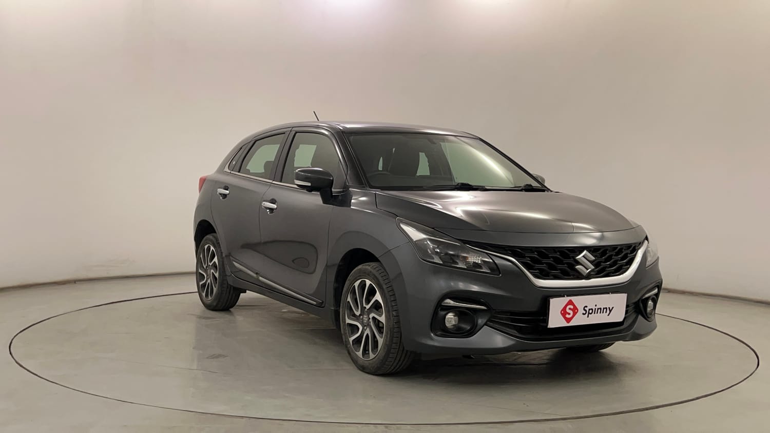 Used 2022 Maruti Suzuki Baleno Alpha MT Petrol Manual exterior RIGHT FRONT CORNER VIEW