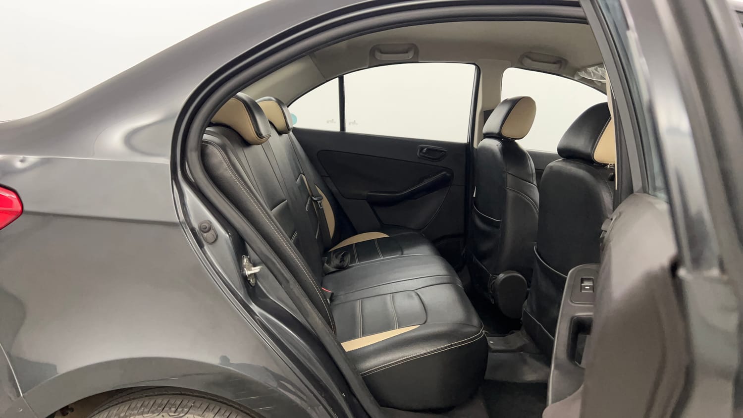 Used 2015 Tata Zest XMS Petrol Petrol Manual interior RIGHT SIDE REAR DOOR CABIN VIEW