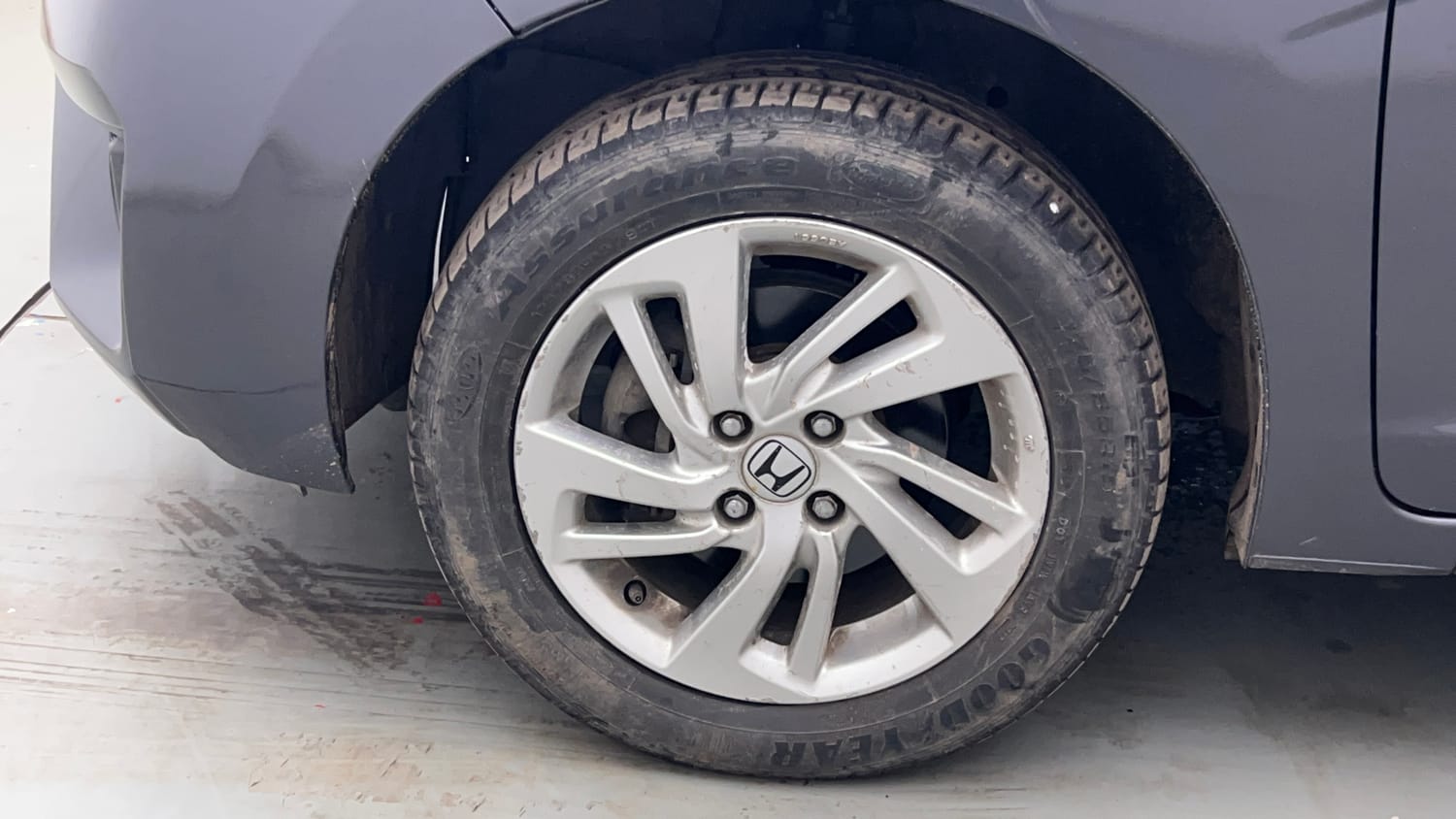Used 2018 Honda Jazz V Petrol Petrol Manual tyres LEFT FRONT TYRE RIM VIEW
