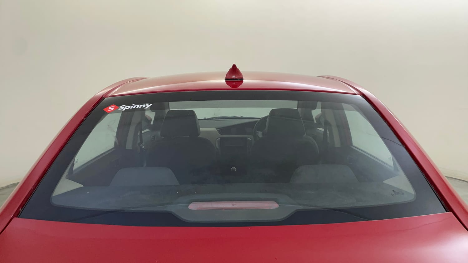 Used 2014 Tata Zest XE Petrol Petrol Manual exterior BACK WINDSHIELD VIEW