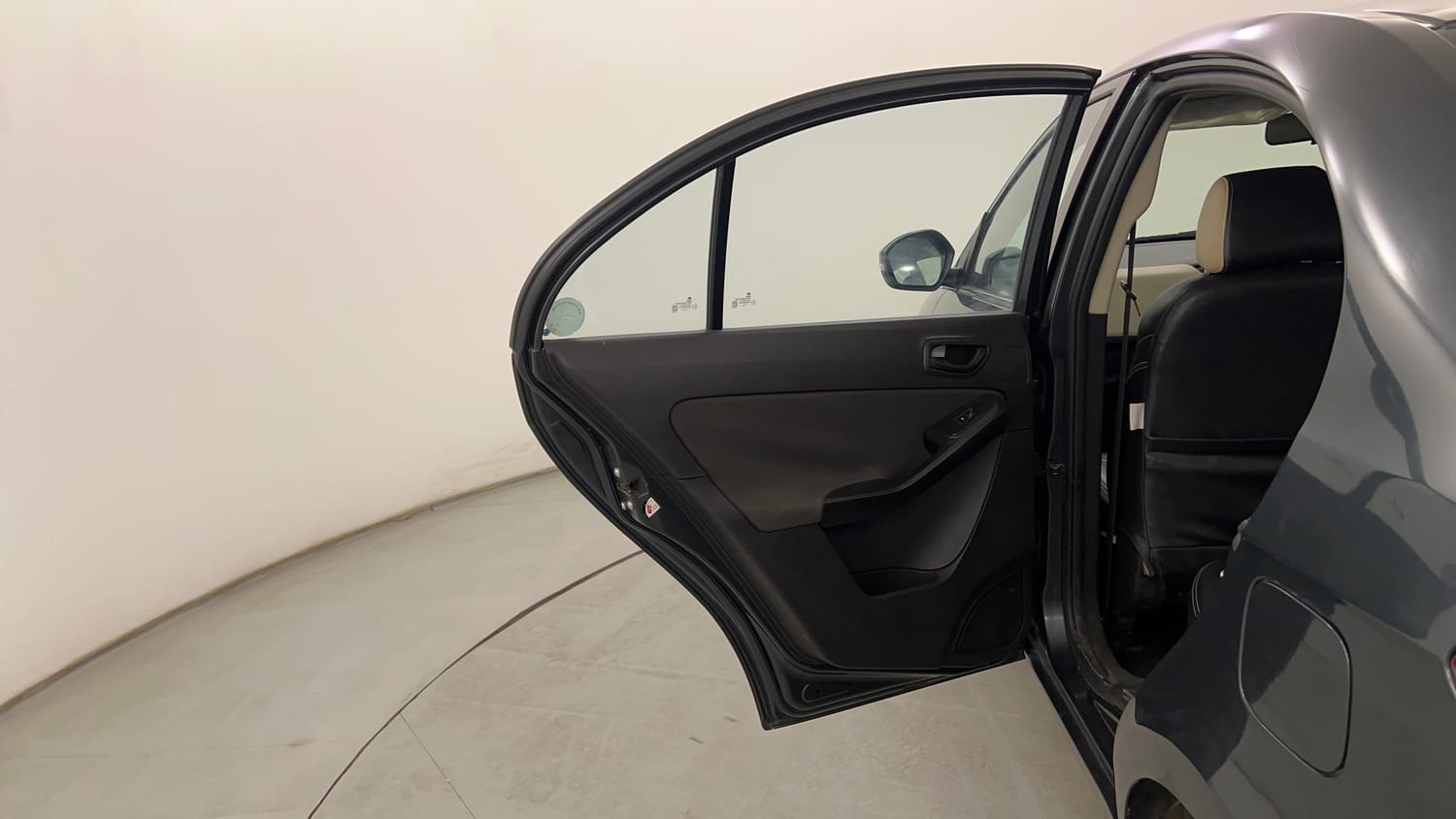 Used 2015 Tata Zest XMS Petrol Petrol Manual interior LEFT REAR DOOR OPEN VIEW